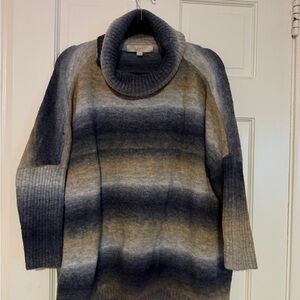 LOFT Women's Gradient Sweater - Blue and Gray